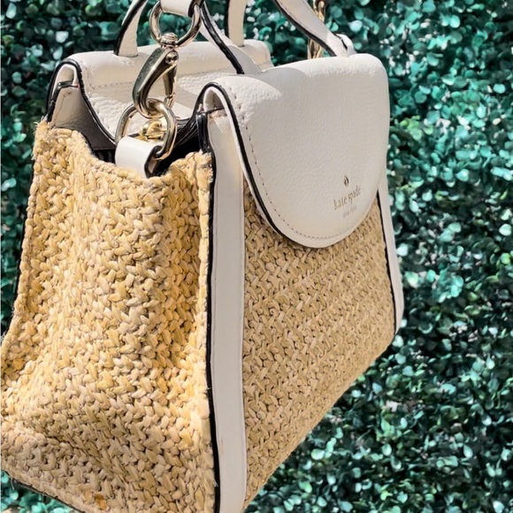 Kate Spade Woven and Leather Crossbody bag - Picture 6 of 16